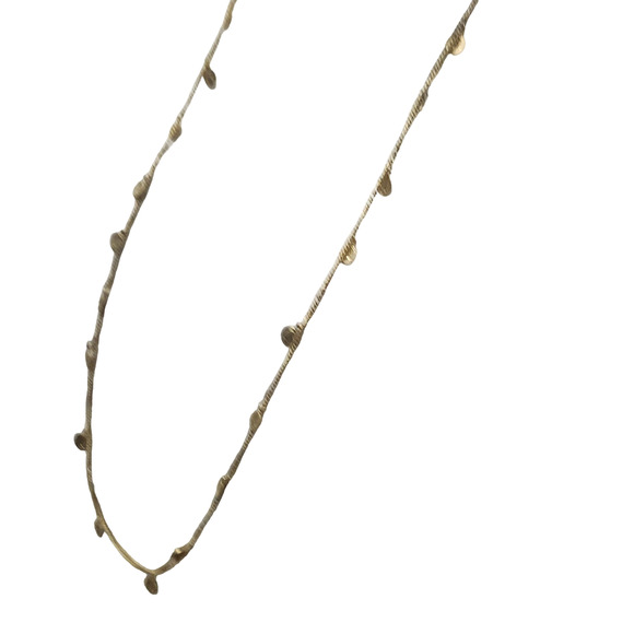 Vtg Mini Petite Francaise Republique Gold Tone Coin Long Necklace - Picture 6 of 7